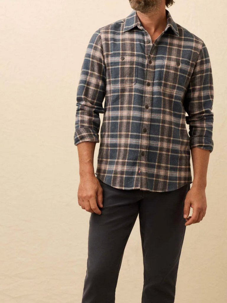 Faherty Nazare Flannel Nwt Large